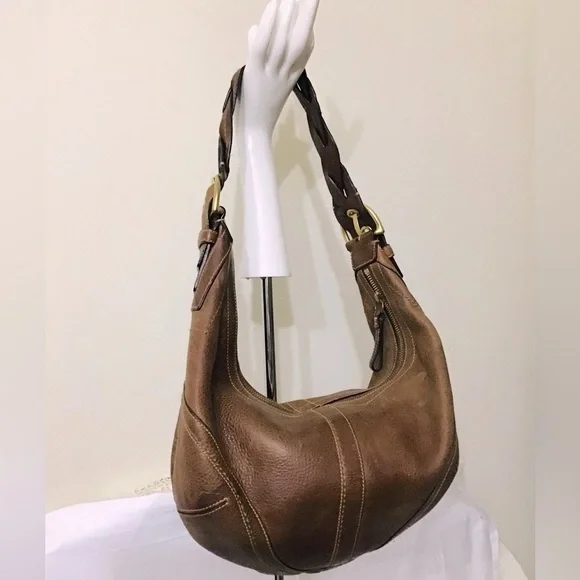 vintage coach old hobo Jackie ブラウン VINTAGE Coach Hobo Bag